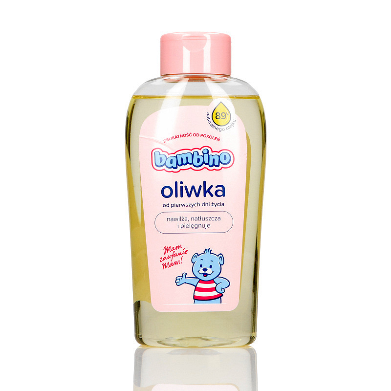 Bambino Oliwka dla dzieci, oliwka nawilża natłuszcza i pielęgnuje, 300 ml
