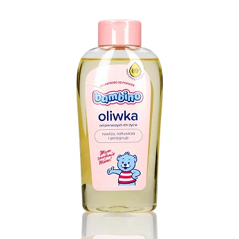 Bambino Oliwka dla dzieci, oliwka nawilża natłuszcza i pielęgnuje, 300 ml