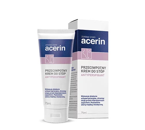 Acerin Perspirant, krem na nadmierną potliwość stóp, 75 ml