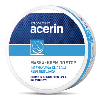 Acerin Zdrowe Stopy, maska intensywnie regeneracyjna do stóp, 125 ml