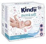 Kindii Pure & Soft podkłady dla niemowląt, 10 szt.