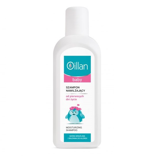 Oillan Baby, szampon nawilżający dla dzieci od pierwszych dni życia, 200 ml
