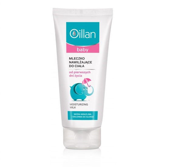 Oillan Baby , mleczko nawilżające dla dzieci od pierwszego roku życia, 200 ml