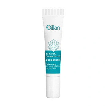 Oillan Cold Cream, balsam do ust odżywczy z witaminą E, 15 ml