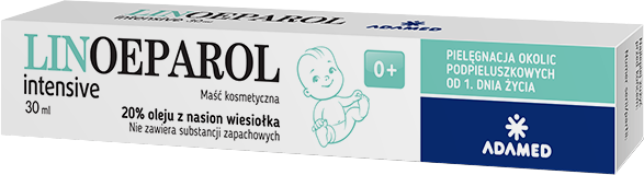 Linoeparol Intensive, maść do pielęgnacji okolic podpieluszkowych od pierwszych dni życia, tuba 30 ml
