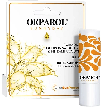 Oeparol Sunnyday , pomadka ochronna do ust z filtrami UVA/UVB SPF 25, 1 szt.