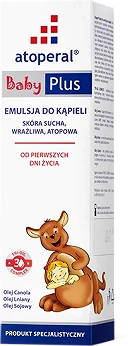 Atoperal Baby Plus , emulsja do kąpieli dla skóry suchej, wrażliwej i atopowej od 1 dni życia, 400 ml