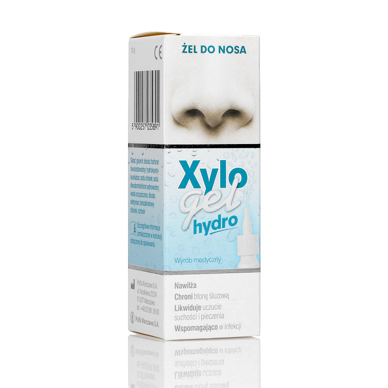 Xylogel Hydro, żel nawilżający do nosa, 10 g