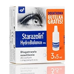 Starazolin HydroBalance PPH krople na suchość, podrażnienie, zmęczenie oczu, 3 butelka x 5 ml