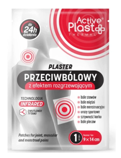 ActivePlast plaster przeciwbólowy 9x14 cm 1 szt.