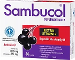 Sambucol Extra Strong kapsułki ze składnikami wspierającymi układ odpornościowy dla dorosłych, 30 szt.