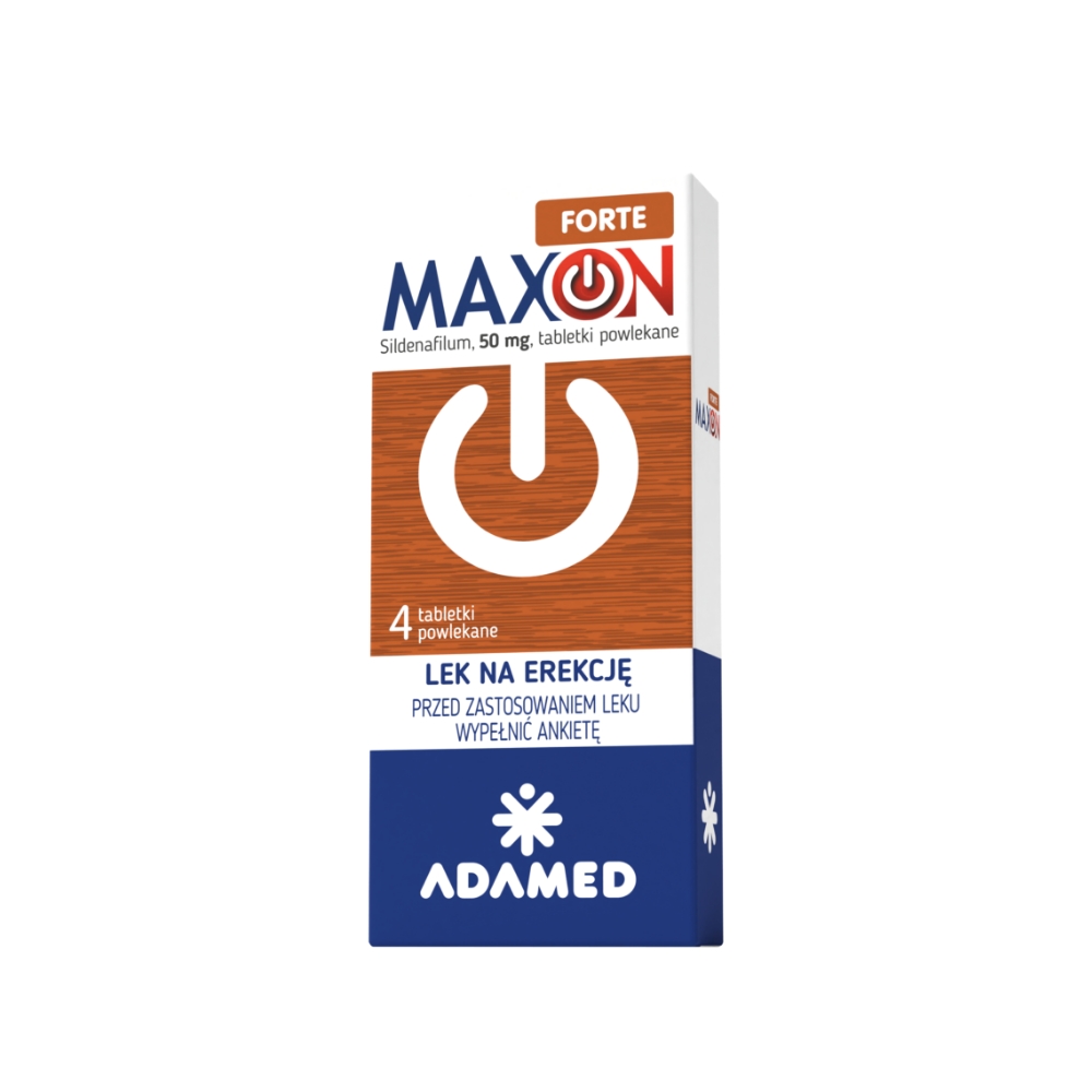 Maxon Forte tabletki na erekcję 50mg, 4 szt.