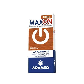 Maxon Forte, tabletki na erekcję 50mg, 4 szt.