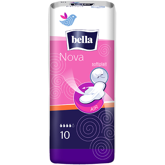 Bella Nova , podpaski ze skrzydełkami, 10 szt.