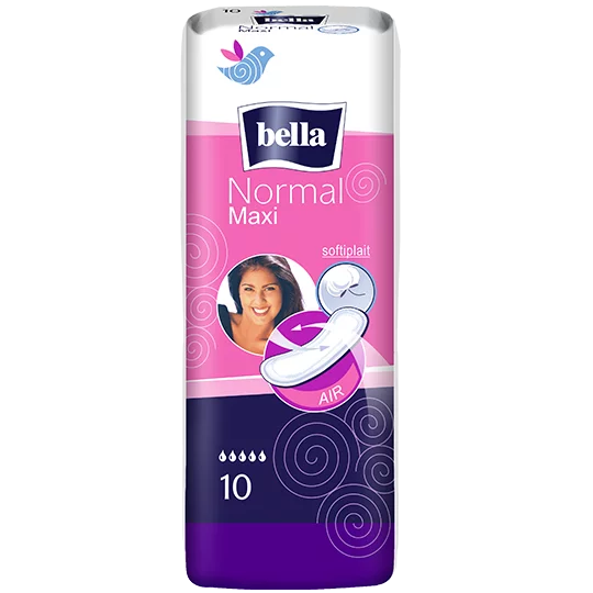 Bella Normal Maxi, podpaski oddychające bezzapachowe, 10 szt.