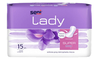 Seni Lady Super, wkładki urologiczne dla kobiet, 15 szt.
