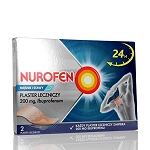 Nurofen Mięśnie i Stawy plaster leczniczy na naciągnięcie mieśni i zwichnięcia, 2 szt.