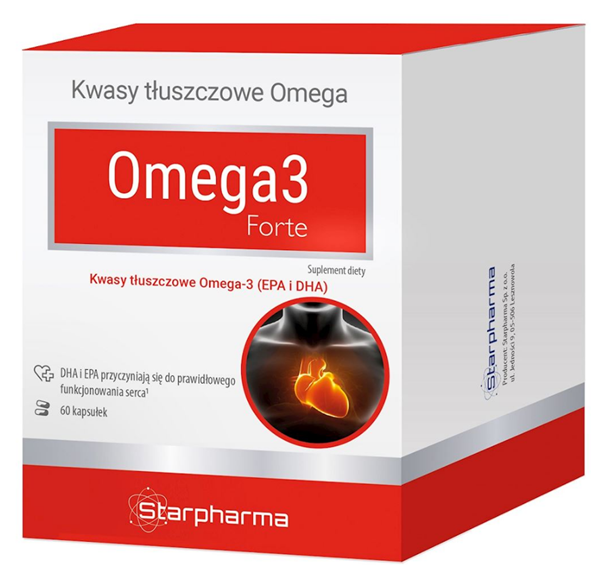 Omega 3 Forte, 60 kapsułek