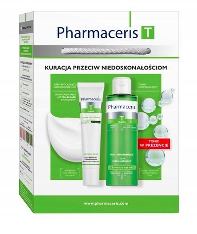DR IRENA ERIS PHARMACERIS T Comedo Acne, krem przeciw zaskórnikom, 40 ml + tonik normalizujący, 100ml — Inhaltsstoffe i ocena