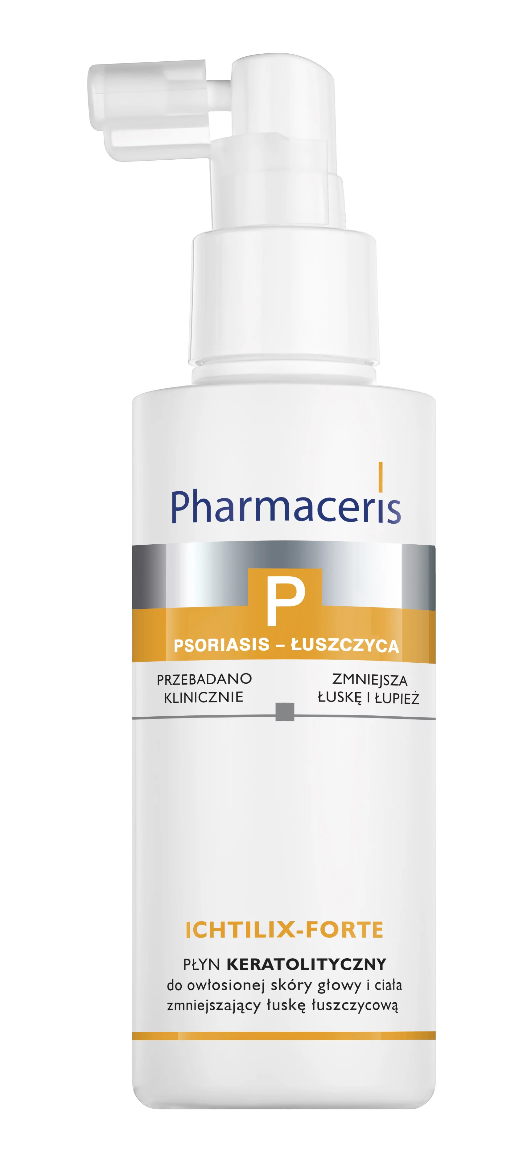 Pharmaceris P Ichtilix-Forte płyn keratolityczny do owłosionej skóry głowy, 125 ml