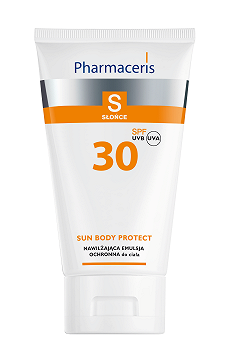 Pharmaceris S Sun Body Protect, nawilżająca emulsja ochronna do ciała SPF 30, 150 ml