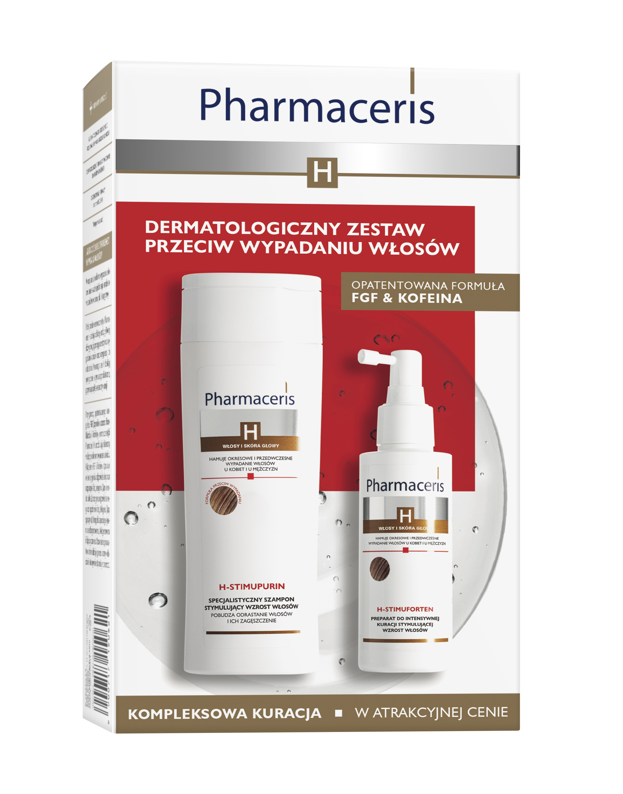 DR IRENA ERIS Pharmaceris H, zestaw: szampon, 250ml + preparat stymulujący wzrost włosów, 125ml