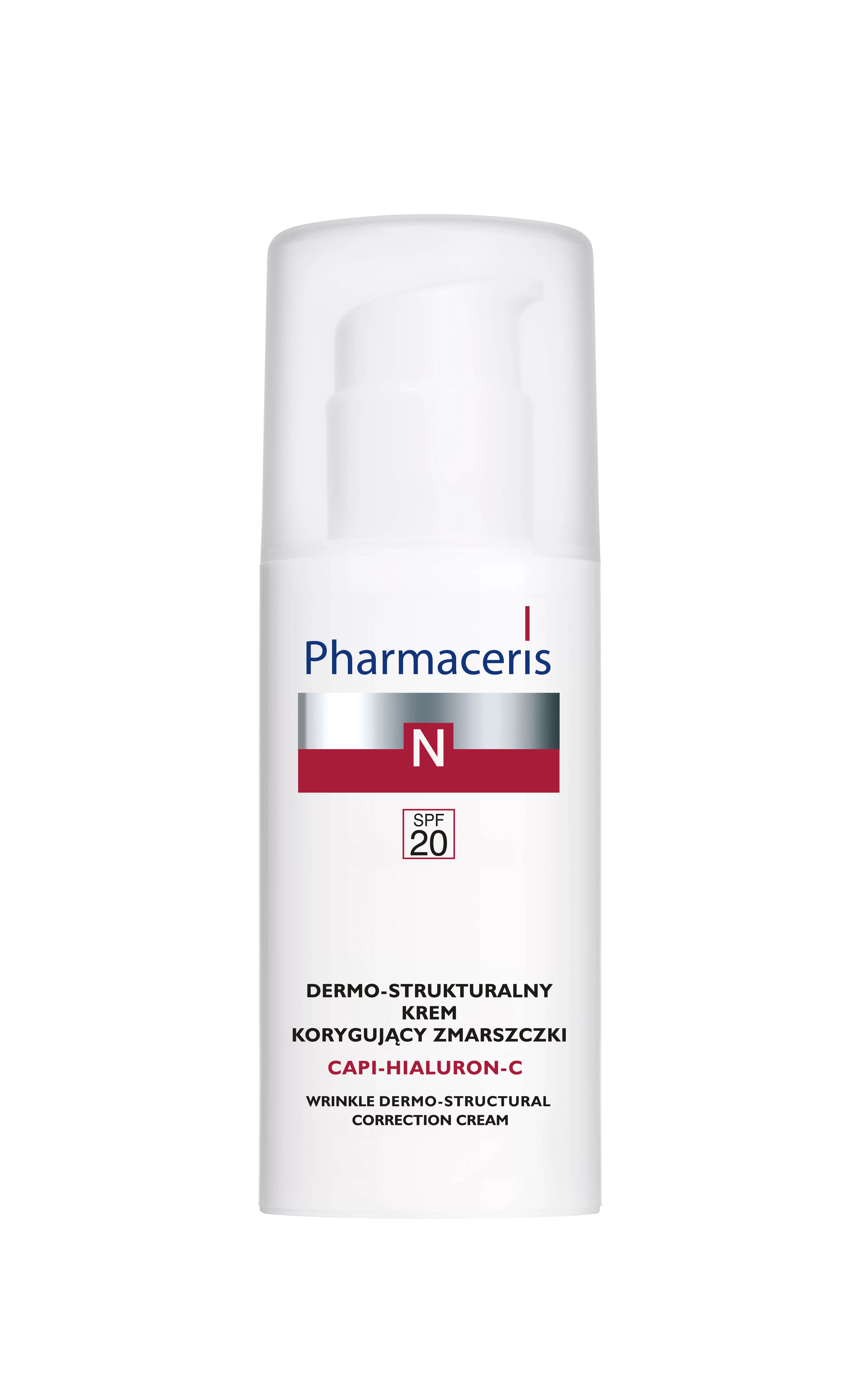 Pharmaceris N Capi-Hialuron-C  krem dermo-strukturalny korygujący zmarszczki SPF 20, 50 ml