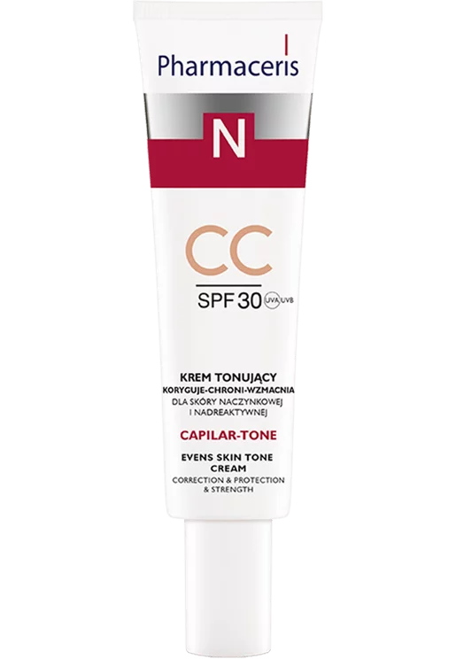 Pharmaceris N capilar-tone krem tonujący CC SPF 30 dla cery naczynkowej i nadreaktywnej, 40 ml