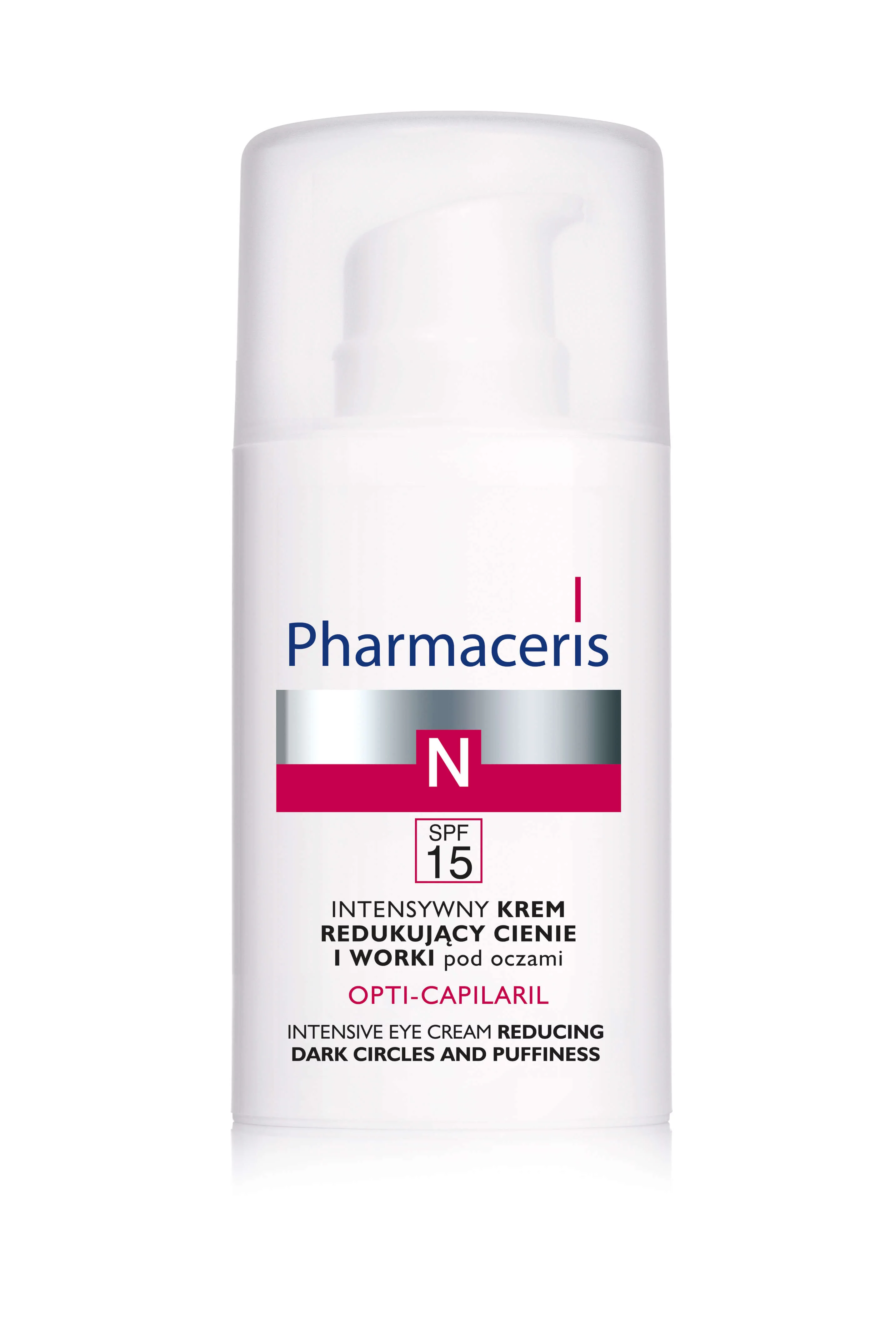 Pharmaceris N Opti-Capilaril  intensywny krem redukujący cienie i worki pod oczami, 15 ml