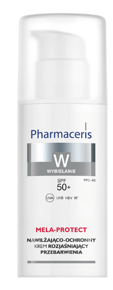 Pharmaceris W Mela-Protect, krem rozjaśniający przebarwienia, SPF 50+, 50 ml
