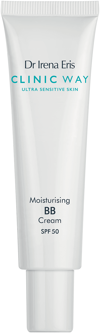 Dr Irena Eris CLINIC WAY , krem BB nawilżający SPF 50, 30 ml