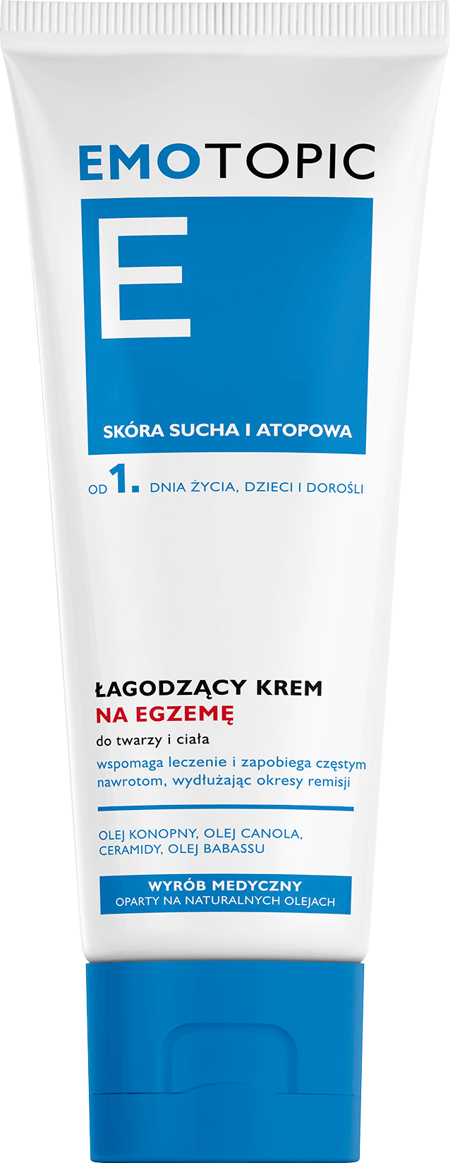 Emotopic,  łagodzący krem na egzemę, 75 ml