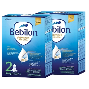 Bebilon 2 Pronutra Advance, 2 szt. x 1000 g,