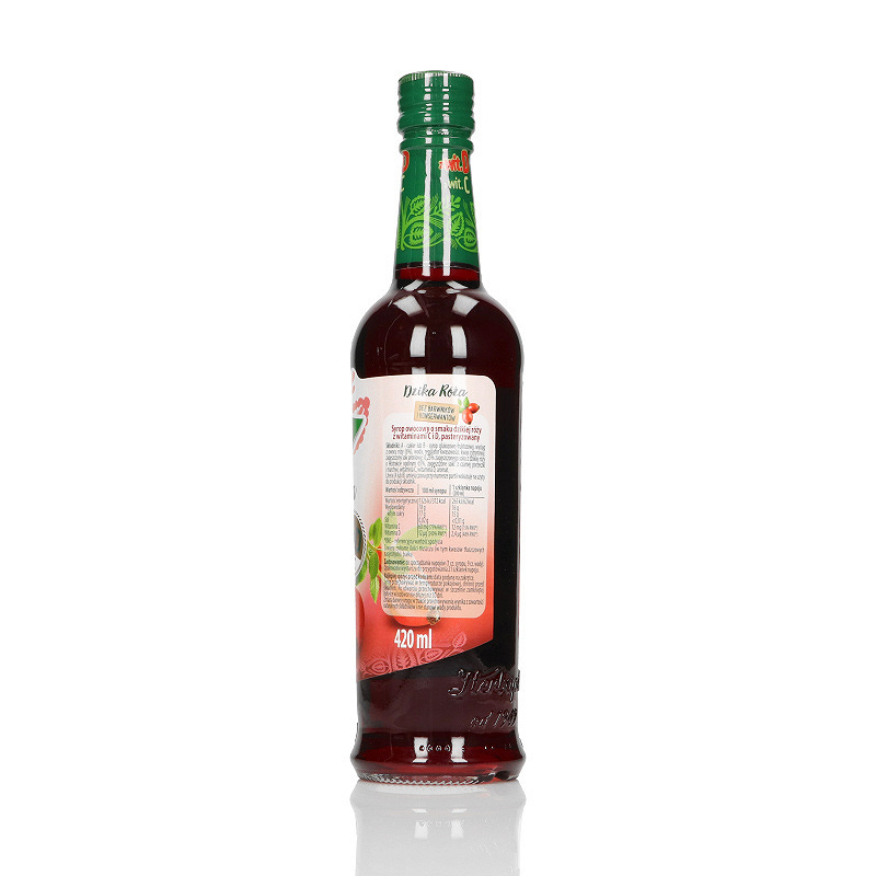 Herbapol Owocowa Spiżarnia, syrop o smaku dzikiej róży, 420 ml