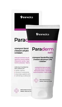 Paraderm salic, szampon keratolityczny z kwasem salicylowym (3%) i ichtiolem, 150 g