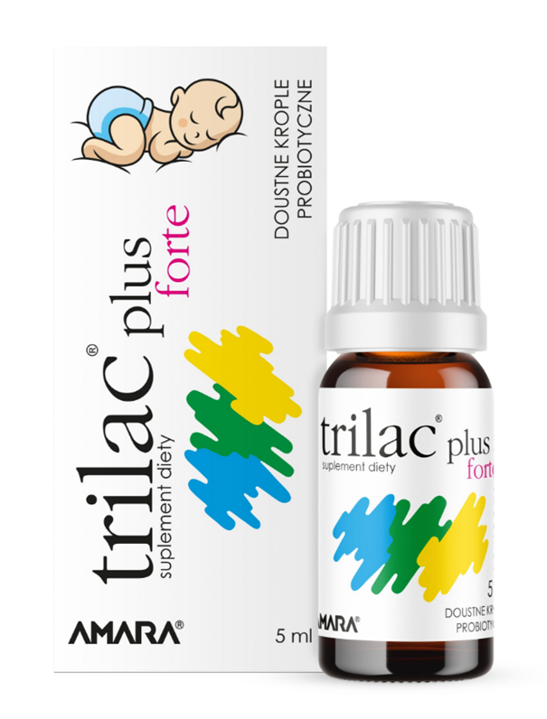 Trilac Plus Forte, krople, 5 ml