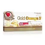 Olimp Gold Omega 3 kapsułki ze składnikami uzupełniającymi codzienną dietę w kwasy omega-3, 60 szt.