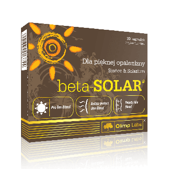 Olimp Beta Solar, kapsułki ze składnikami wspomagającymi podczas opalania, 30 szt.