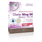 Olimp Chela-Mag B6  kapsułki ze składnikami uzupełniającymi dietę w magnez, 60 szt.