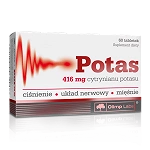 Olimp Potas tabletki ze składnikami wspomagającymi utrzymanie prawidłowego ciśnienia krwi, 60 szt.