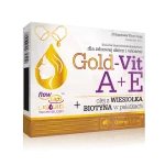 Olimp Gold-Vit A+E , kapsułki ze składnikami wspierającymi skórę i włosy, 30 szt.