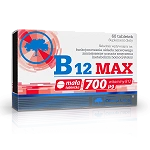 Olimp B12 MAX tabletki ze składnikami wspierającymi układ odpornościowy, zmniejszające uczucie zmęczenia, 60 szt.