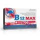 Olimp B12 MAX, tabletki ze składnikami wspierającymi układ odpornościowy, zmniejszające uczucie zmęczenia, 60 szt. tabletki ze składnikami wspierającymi układ odpornościowy, zmniejszające uczucie zmęczenia, 60 szt.