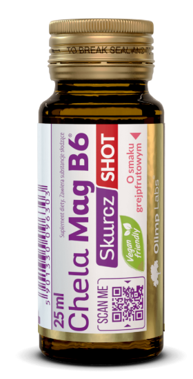 Olimp Chela-Mag B6 Skurcz shot o smaku grejfruta, 25 ml
