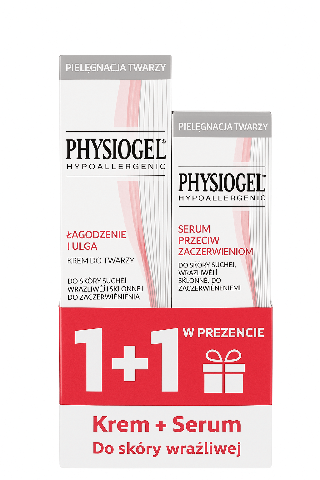 Aristo Pharma Physiogel Łagodzenie i Ulga, krem, 40 ml + serum, 30 ml — Składniki i ocena