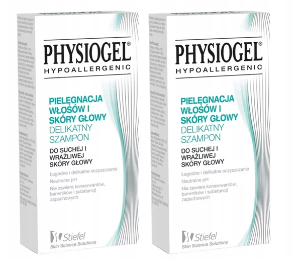 Aristo Pharma Physiogel Hypoallergenic, szampon, 2 x 250 ml — Składniki i ocena