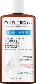 Dermedic Capilarte, szampon wzmacniający hamujący wypadanie włosów, 300 ml