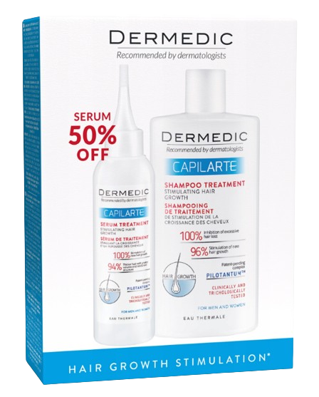 Dermedic Capilarte, szampon, 300 ml + serum, 150 ml,