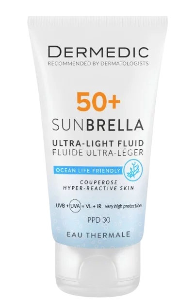 BIOGENED DERMEDIC SUNBRELLA, krem ochronny do skóry naczynkowej SPF 50, 40 ml — Składniki i ocena