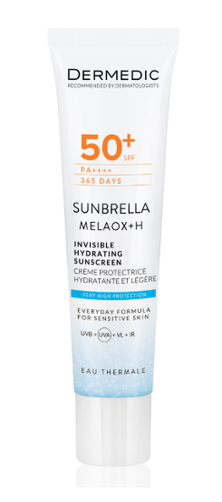 Dermedic Sunbrella nawilżający, lekki krem ochronny, SPF 50+, 40 ml